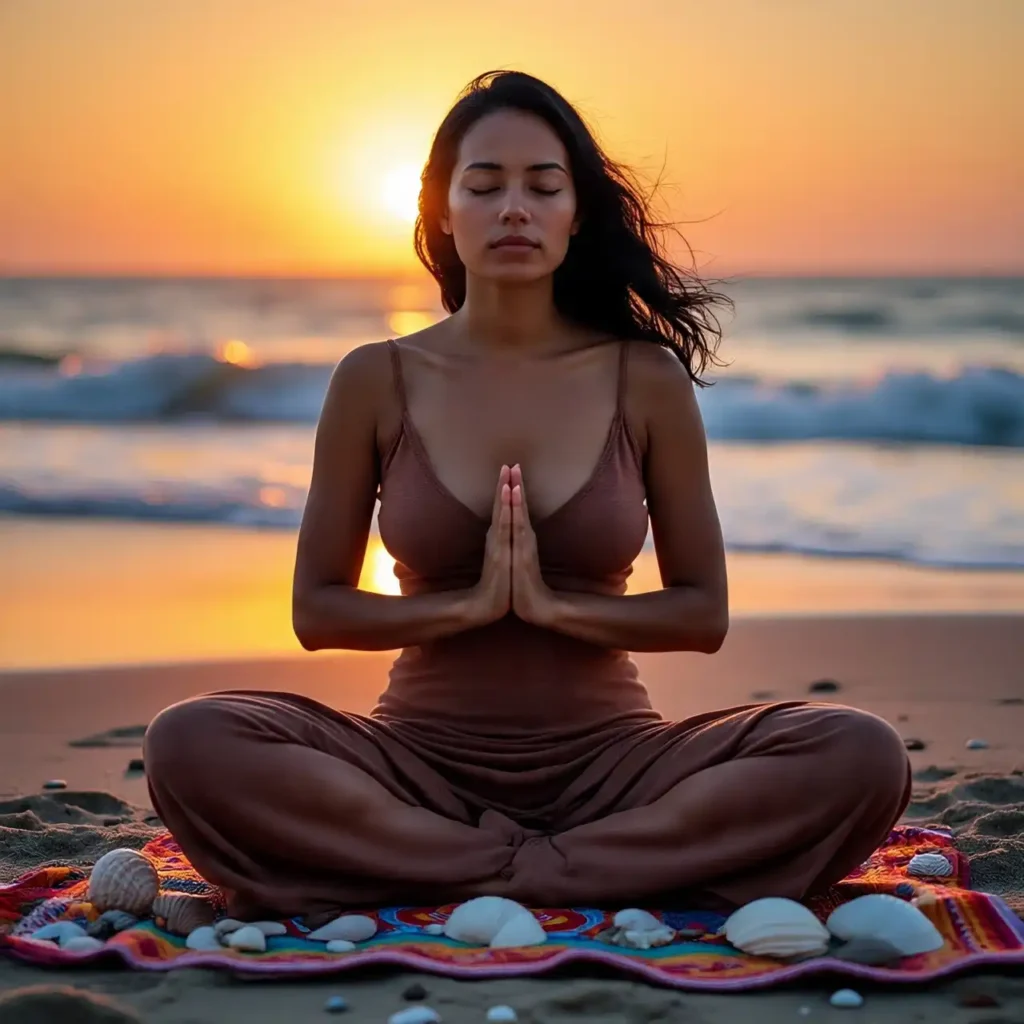 Inner wellness comes from doing a meditation