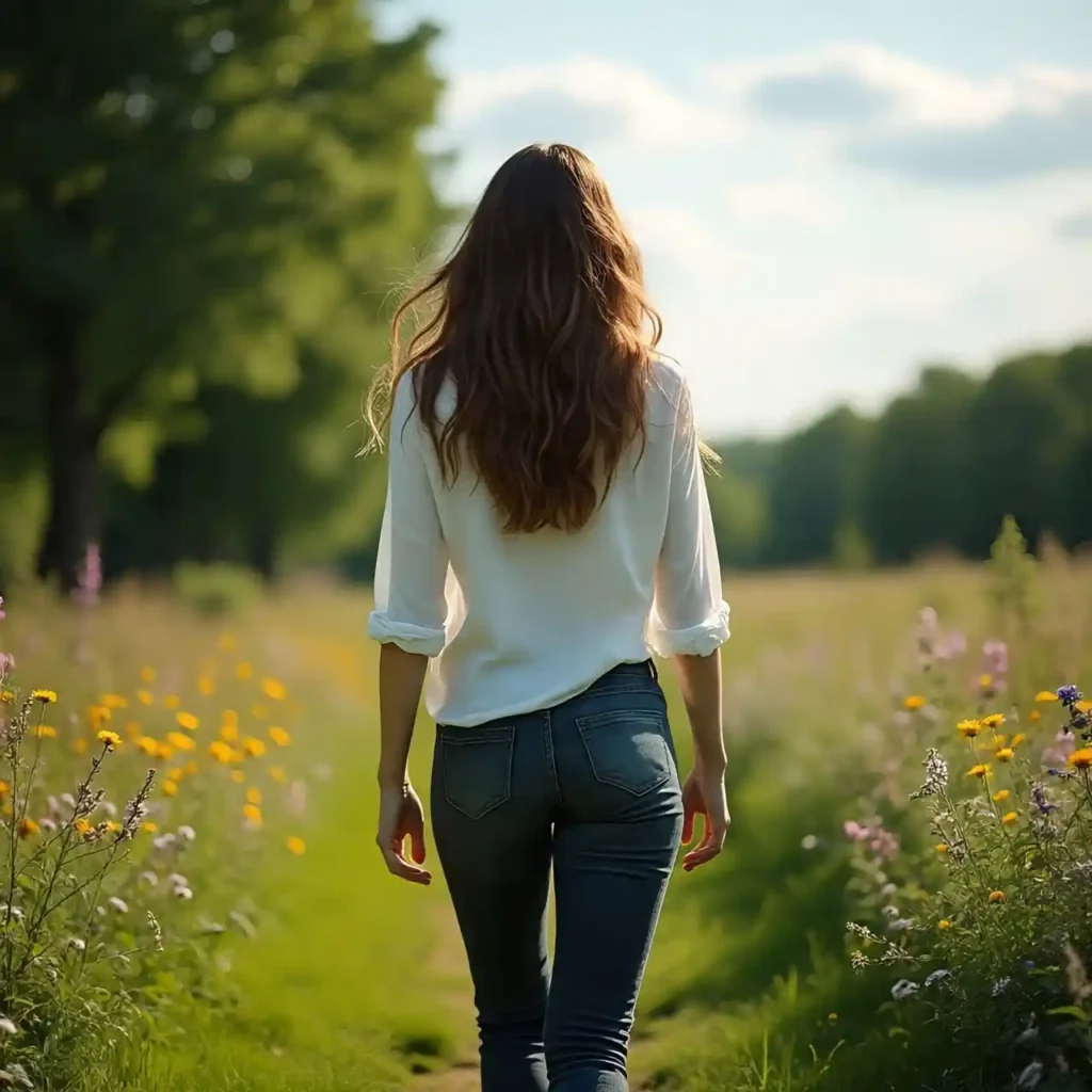 Inner wellness comes from going for a walk too