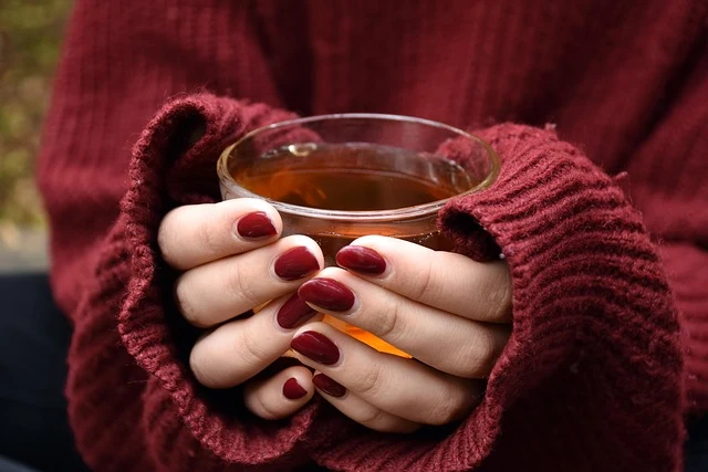 having warm tea-inner wellness 