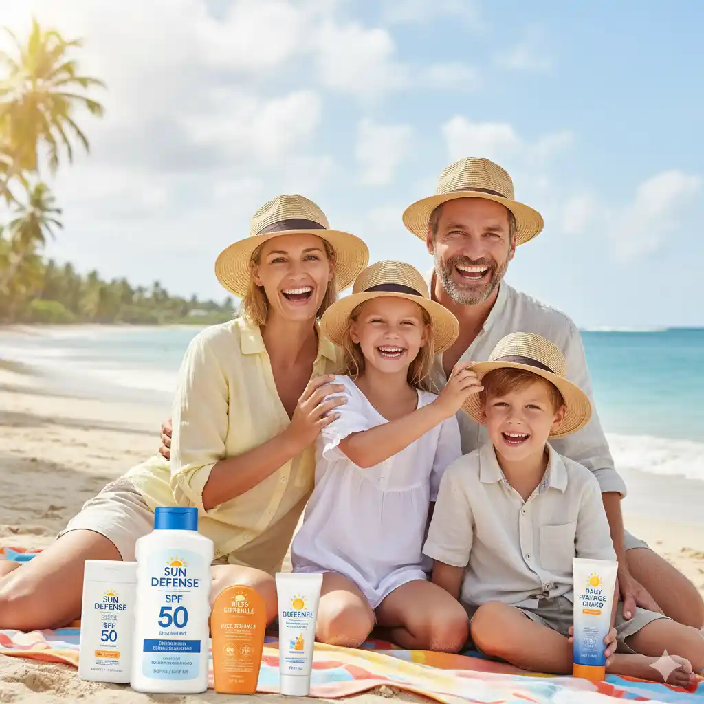 SPF Benefits- applying sunscreen